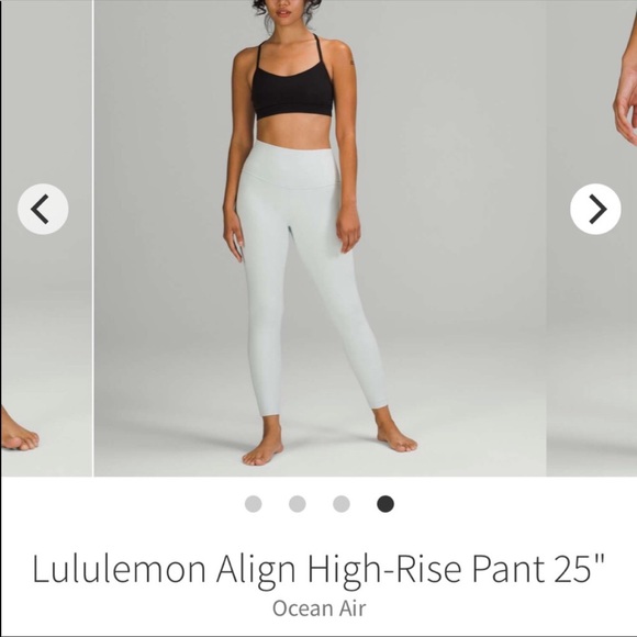 Lulu NWOT Align 25” Ocean Air size 8 - Picture 5 of 11